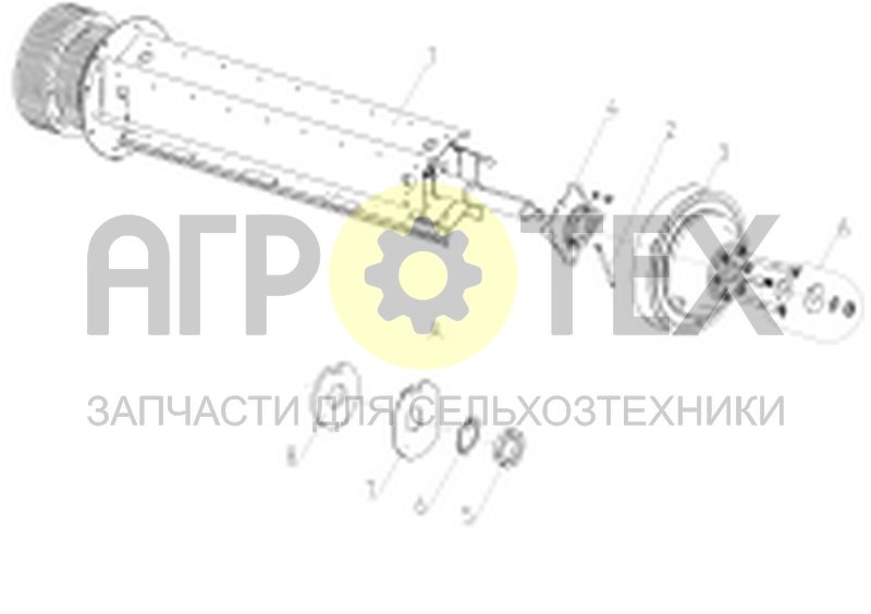 Чертеж Битер отбойный (152.15.05.000Ф)